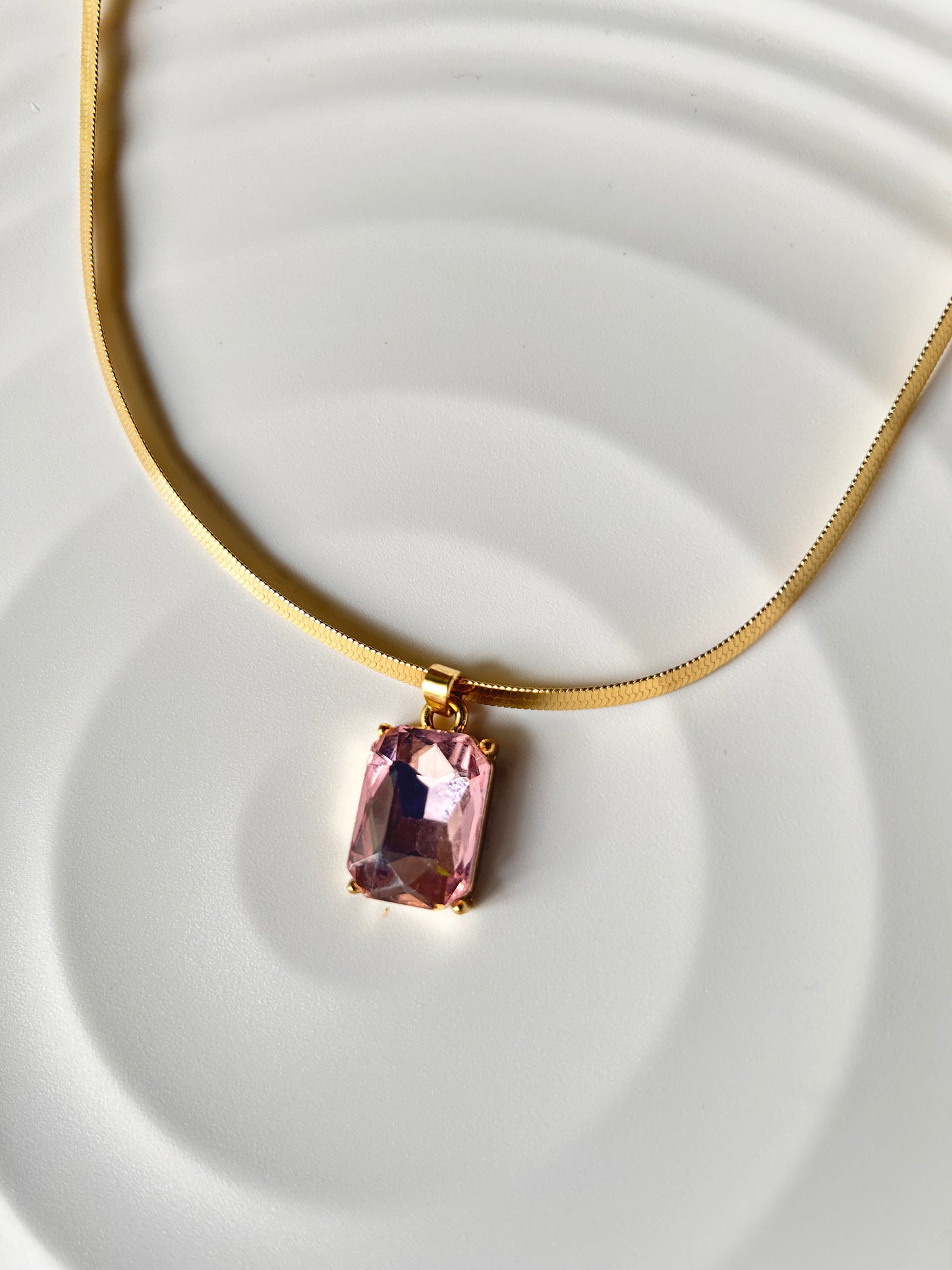 Gemstone Snake Chain