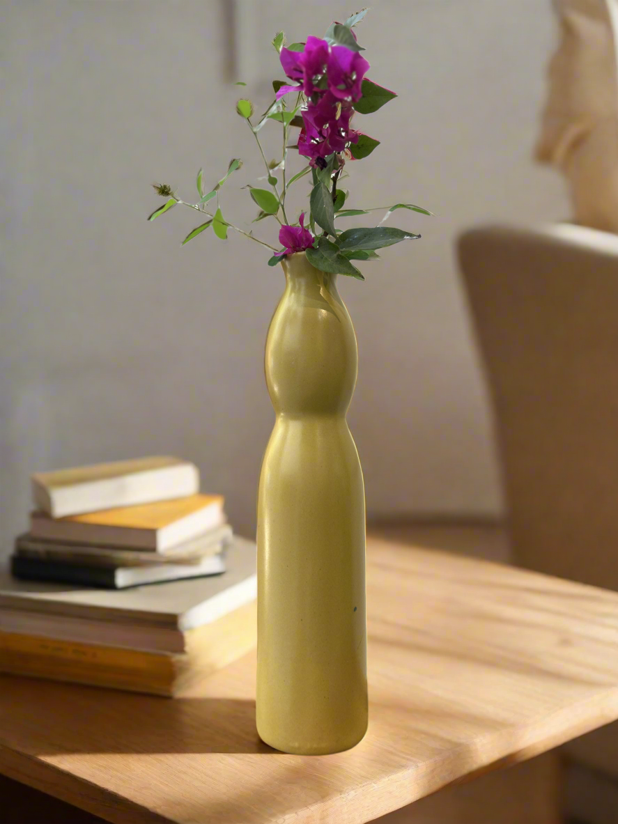 Ceramic Mustard Vas