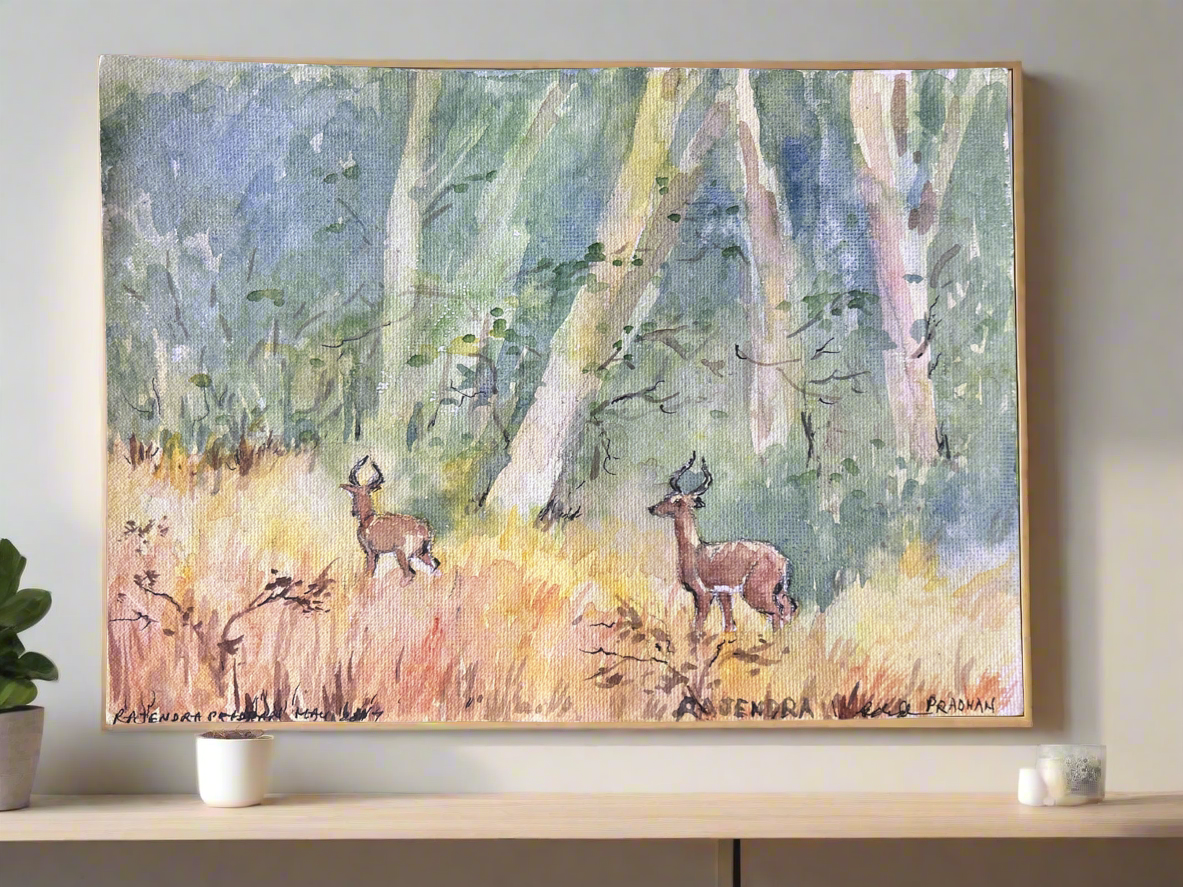 Jungle Handpainted Landscape