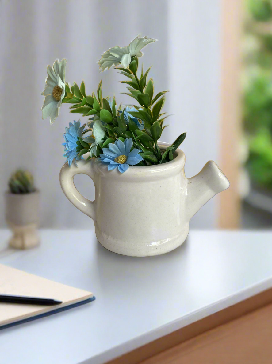 Ceramic Zaari White Planter