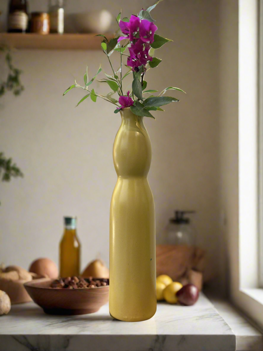 Ceramic Mustard Vas