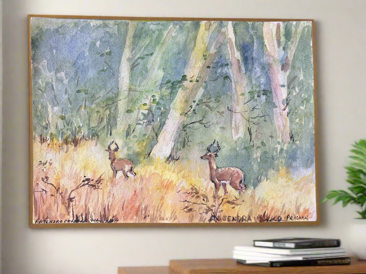 Jungle Handpainted Landscape