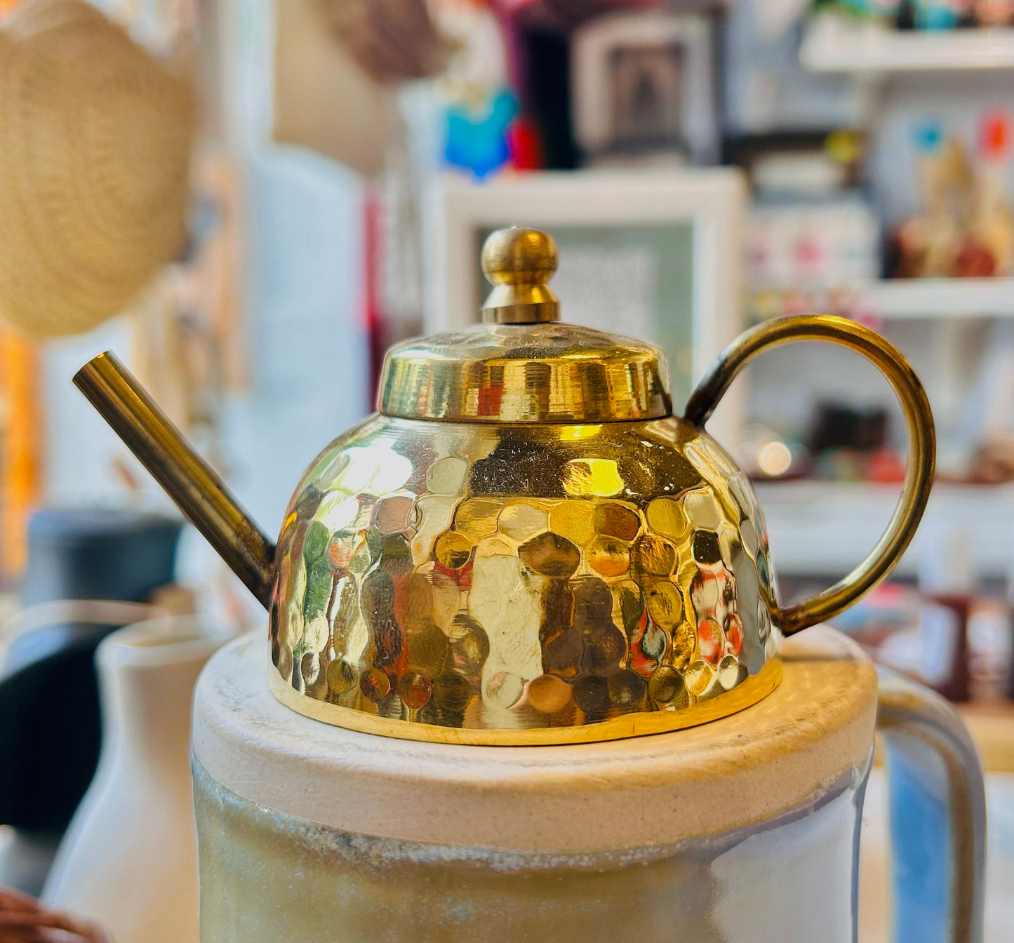 Brass Kettle Miniature