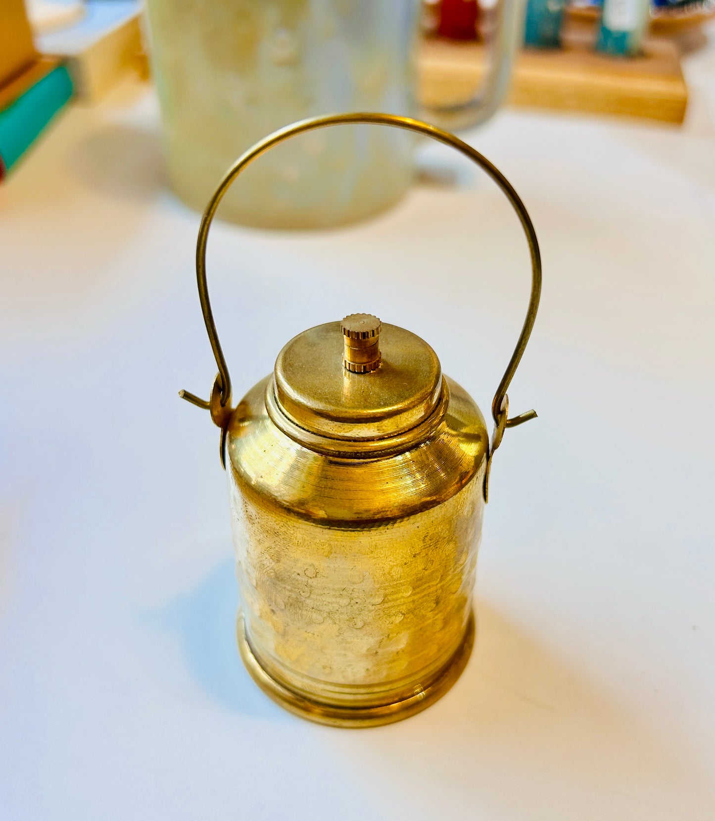 Brass Milk Can Miniature