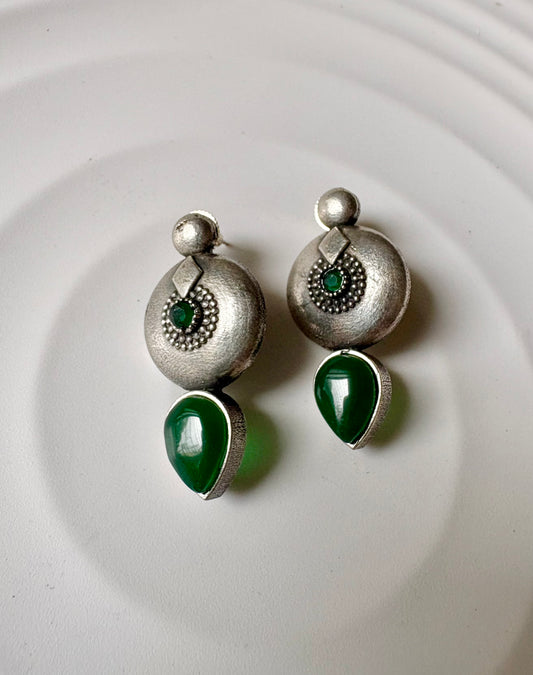 Antique Stone Circle Studs
