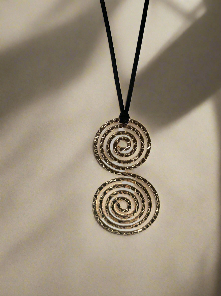 Spiral Gold Necklace