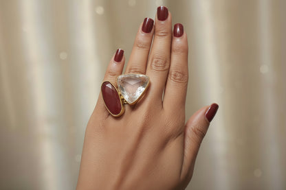 Lumière Twin Stone Ring