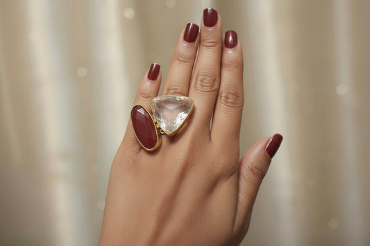 Lumière Twin Stone Ring
