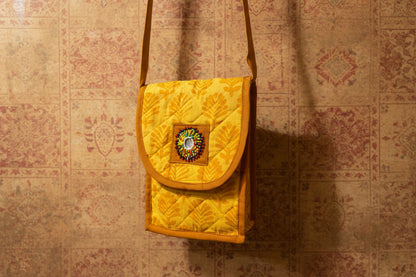 Handloom Mobile sling bags