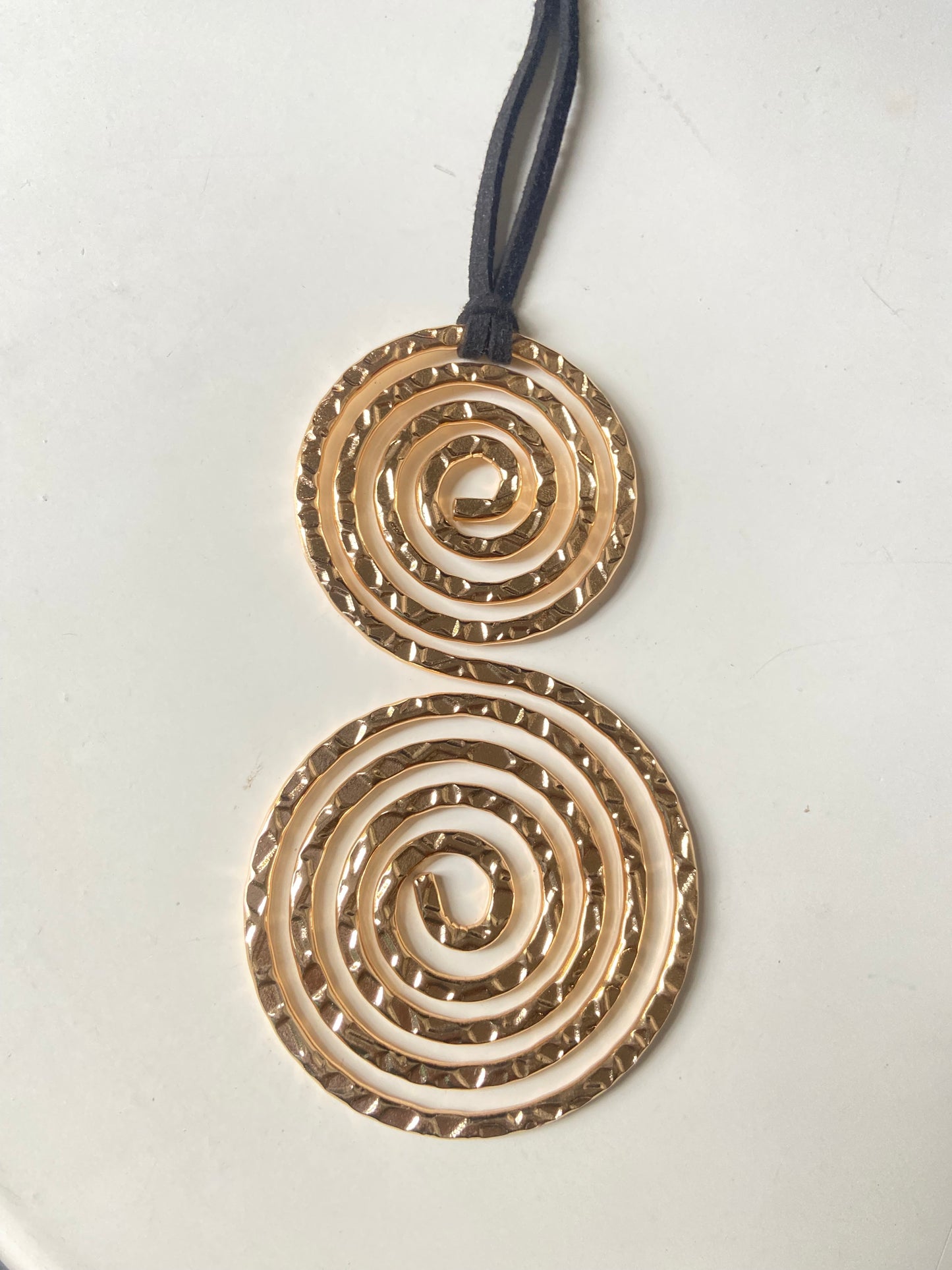 Spiral Gold Necklace