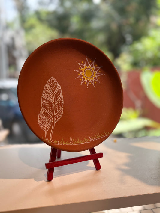 Terracotta wall Plate - Bright Morning