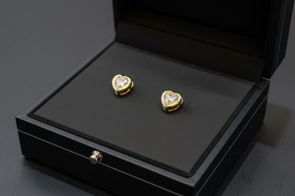 Heart Crystal Earrings