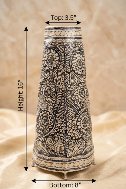 Handcrafted Leather Lamp
