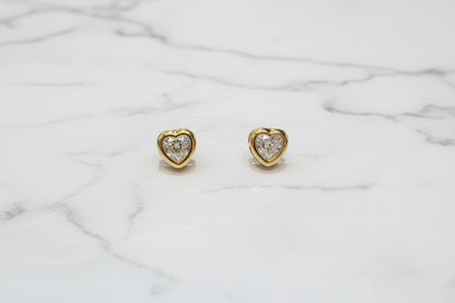 Heart Crystal Earrings