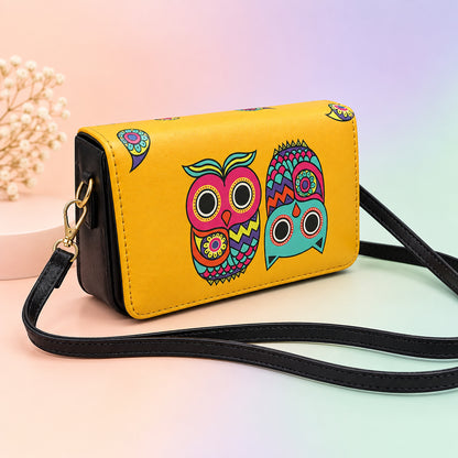 Mango yellow Owl sling bag