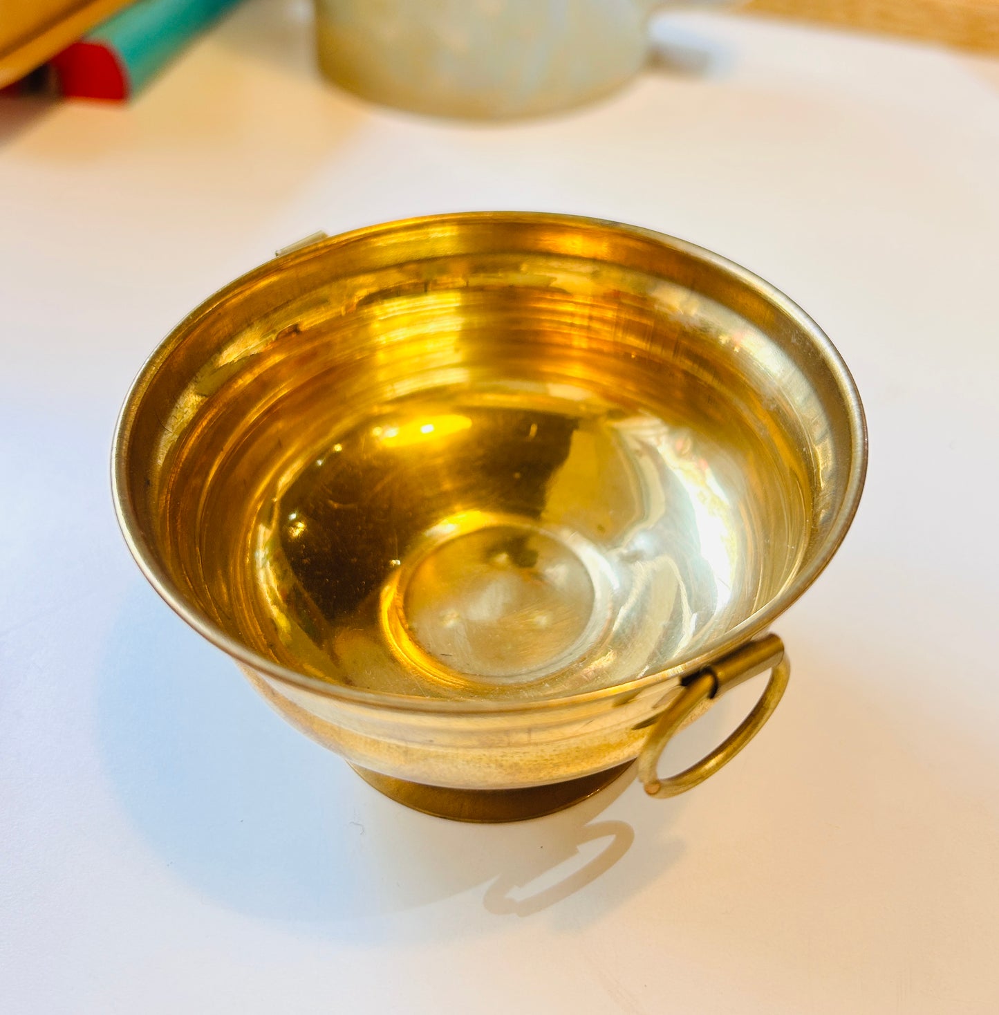 Brass Bowl (Ghangal) with Handle Miniature